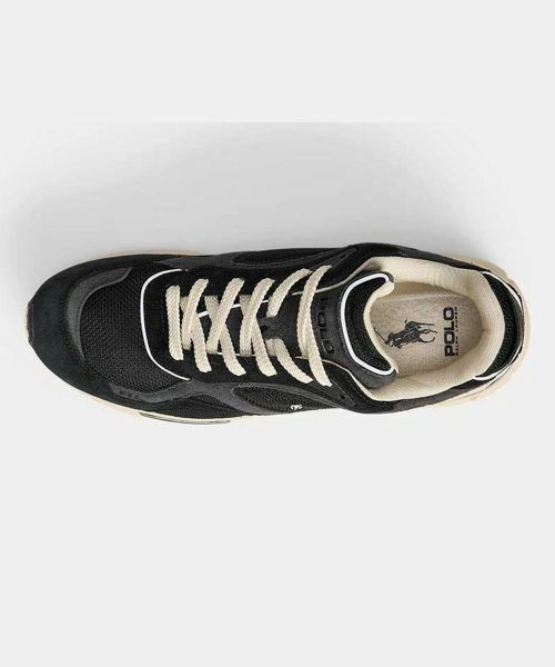 POLO RALPH LAUREN SHOES / ポロラルフローレンシューズ スニーカー | ポロ ラルフローレン P60V TRACKSTR 275 ブラック スニーカー | 詳細2