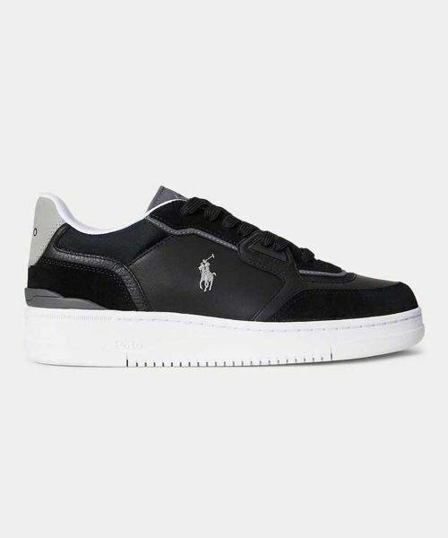 POLO RALPH LAUREN SHOES/ポロラルフローレンシューズ POLO RALPH LAUREN RE64 OPEN MASTER PP オープン マスターズ PP ブラック スニーカー ブラック US8(26.5)