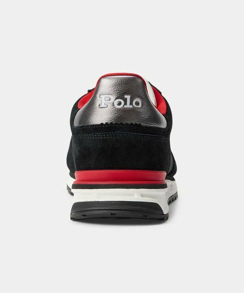 POLO RALPH LAUREN SHOES / ポロラルフローレンシューズ スニーカー | ポロ ラルフローレン RE65 VARICK PP バリック PP ブラックグレー スニーカー | 詳細3