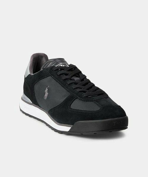 POLO RALPH LAUREN SHOES / ポロラルフローレンシューズ スニーカー | ポロ ラルフローレン RE65 VARICK PP バリック PP ブラック スニーカー | 詳細1