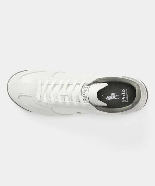 POLO RALPH LAUREN SHOES / ポロラルフローレンシューズ スニーカー | ポロ ラルフローレン RE65 VARICK PP バリック PP ホワイト スニーカー | 詳細2