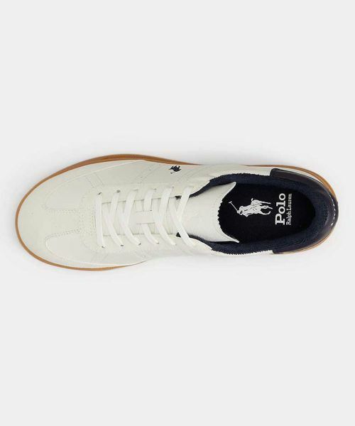 POLO RALPH LAUREN SHOES / ポロラルフローレンシューズ スニーカー | POLO RALPH LAUREN P49V HERITAGE AERA ホワイト スニーカー | 詳細2