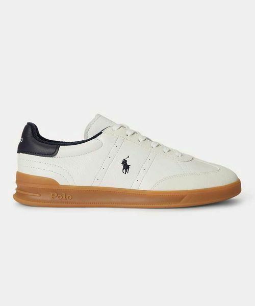 POLO RALPH LAUREN SHOES / ポロラルフローレンシューズ スニーカー | POLO RALPH LAUREN P49V HERITAGE AERA ホワイト スニーカー（ホワイト）