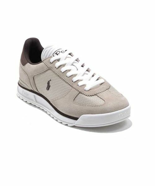 POLO RALPH LAUREN SHOES / ポロラルフローレンシューズ スニーカー | POLO RALPH LAUREN P65V VARICK PP ベージュ スニーカー | 詳細1