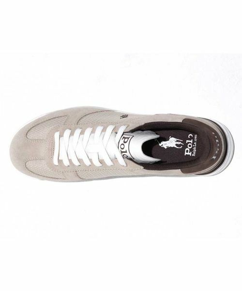 POLO RALPH LAUREN SHOES / ポロラルフローレンシューズ スニーカー | POLO RALPH LAUREN P65V VARICK PP ベージュ スニーカー | 詳細2