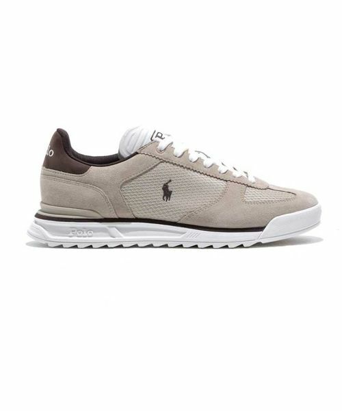 POLO RALPH LAUREN SHOES / ポロラルフローレンシューズ スニーカー | POLO RALPH LAUREN P65V VARICK PP ベージュ スニーカー（ベージュ）