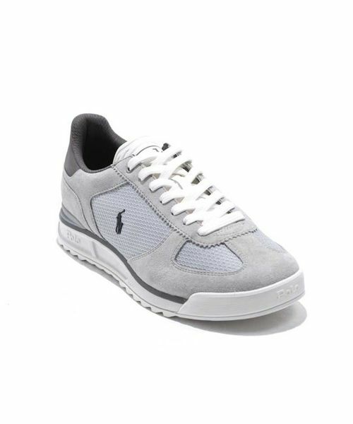 POLO RALPH LAUREN SHOES / ポロラルフローレンシューズ スニーカー | POLO RALPH LAUREN P65V VARICK PP グレー スニーカー | 詳細1