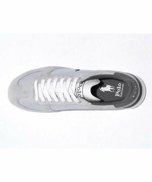POLO RALPH LAUREN SHOES / ポロラルフローレンシューズ スニーカー | POLO RALPH LAUREN P65V VARICK PP グレー スニーカー | 詳細2