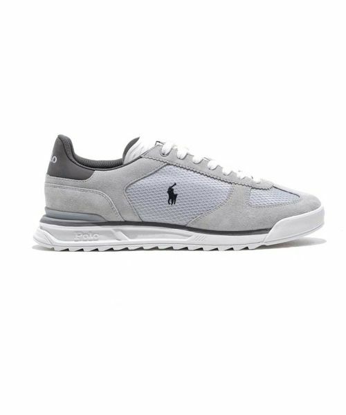POLO RALPH LAUREN SHOES / ポロラルフローレンシューズ スニーカー | POLO RALPH LAUREN P65V VARICK PP グレー スニーカー（グレー）