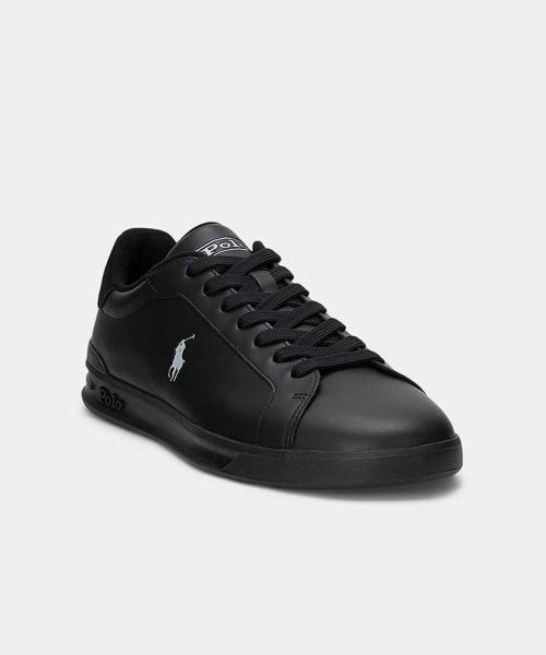 POLO RALPH LAUREN SHOES / ポロラルフローレンシューズ スニーカー | POLO RALPH LAUREN P72V HERITAGE COURT II ブラック | 詳細1