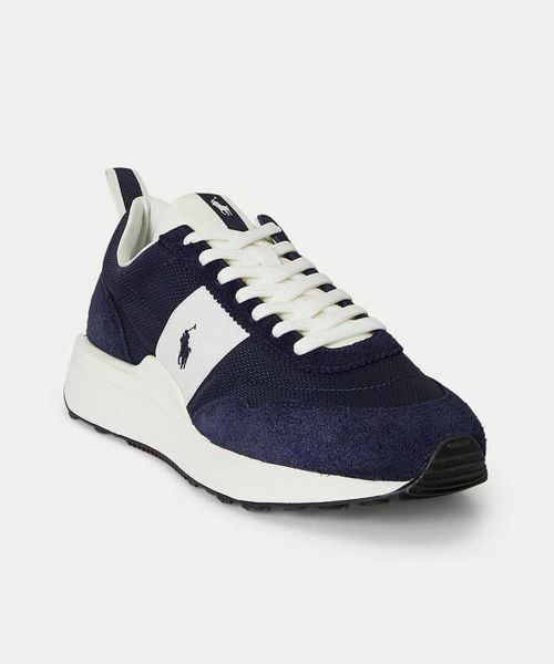 POLO RALPH LAUREN SHOES / ポロラルフローレンシューズ スニーカー | POLO RALPH LAUREN P76V TRAIN 89 RIB ネイビーホワイト | 詳細1
