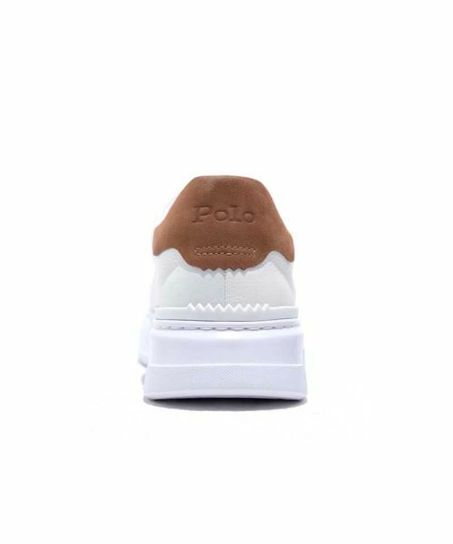 POLO RALPH LAUREN SHOES / ポロラルフローレンシューズ スニーカー | POLO RALPH LAUREN RE75 RLITE COURT ホワイトブラウン スニーカー | 詳細3