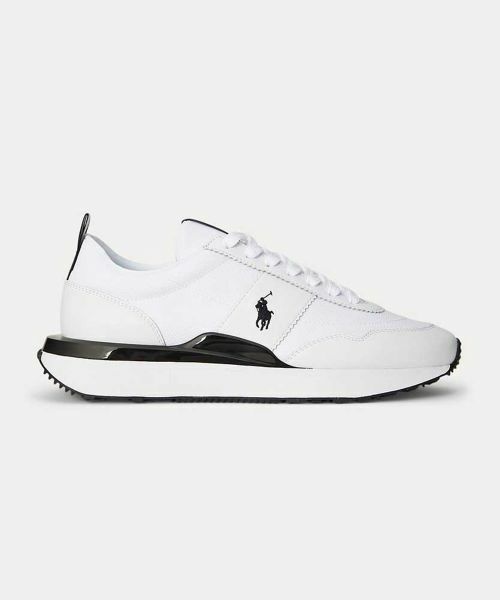 POLO RALPH LAUREN SHOES / ポロラルフローレンシューズ スニーカー | POLO RALPH LAUREN RE76 TRAIN 89 RIB ホワイト スニーカー（ホワイト）