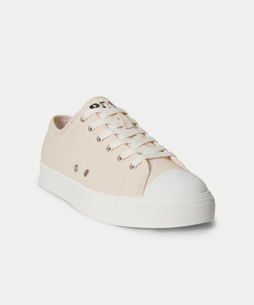 POLO RALPH LAUREN SHOES / ポロラルフローレンシューズ スニーカー | POLO RALPH LAUREN RE77 AYERS LOW ホワイト スニーカー | 詳細1