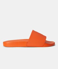 POLO RALPH LAUREN SHOES / ポロラルフローレンシューズ サンダル | POLO RALPH LAUREN P85V ポロ スライド オレンジ サンダル