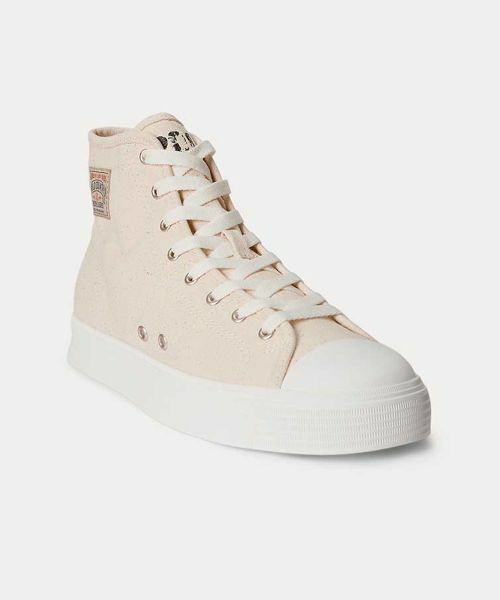 POLO RALPH LAUREN SHOES / ポロラルフローレンシューズ スニーカー | POLO RALPH LAUREN RE78 エアーズ ミッド ホワイト スニーカー | 詳細1