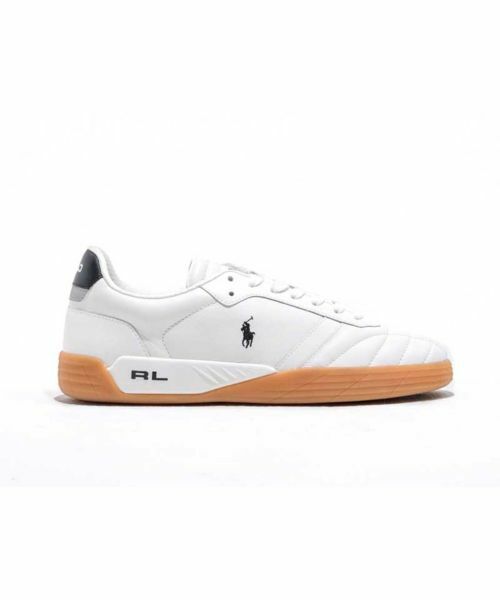 POLO RALPH LAUREN SHOES / ポロラルフローレンシューズ スニーカー | POLO RALPH LAUREN RE81 BROOME ブルーム ホワイト スニーカー（ホワイト）