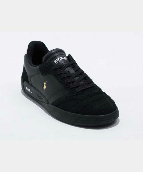 POLO RALPH LAUREN SHOES / ポロラルフローレンシューズ スニーカー | POLO RALPH LAUREN RE81 BROOME ブルーム ブラック スニーカー | 詳細1