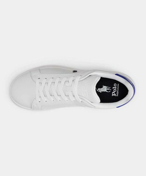 POLO RALPH LAUREN SHOES / ポロラルフローレンシューズ スニーカー | POLO RALPH LAUREN RE84 ヘリテージコートII ホワイトブルー スニーカー | 詳細2