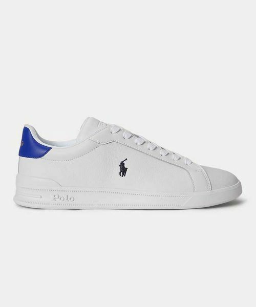 POLO RALPH LAUREN SHOES / ポロラルフローレンシューズ スニーカー | POLO RALPH LAUREN RE84 ヘリテージコートII ホワイトブルー スニーカー(ホワイトブルー)