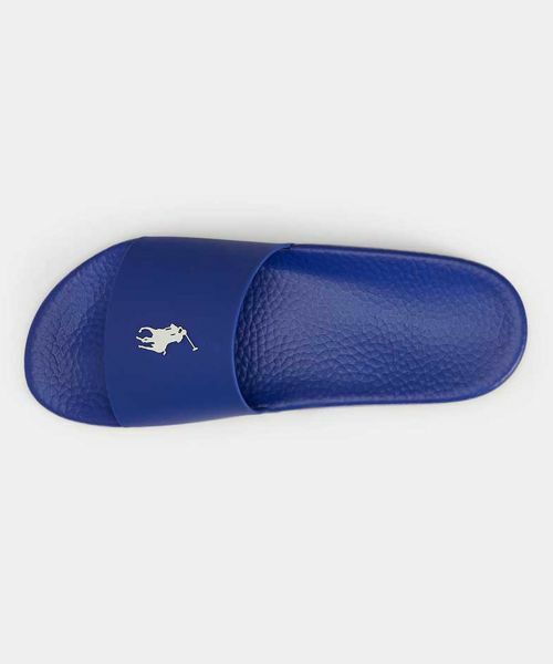 POLO RALPH LAUREN SHOES / ポロラルフローレンシューズ サンダル | POLO RALPH LAUREN RE85 ポロ スライド ブルー サンダル | 詳細2