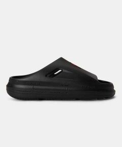 POLO RALPH LAUREN SHOES / ポロラルフローレンシューズ サンダル | POLO RALPH LAUREN RE87 サーベル スライド ブラック サンダル