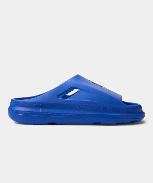POLO RALPH LAUREN SHOES / ポロラルフローレンシューズ サンダル | POLO RALPH LAUREN RE87 サーベル スライド ブルー サンダル（ブルー）
