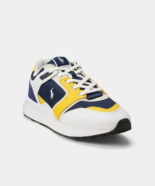 POLO RALPH LAUREN SHOES / ポロラルフローレンシューズ スニーカー | POLO RALPH LAUREN P71V TRAIN 89 V2 ホワイトイエロー | 詳細1