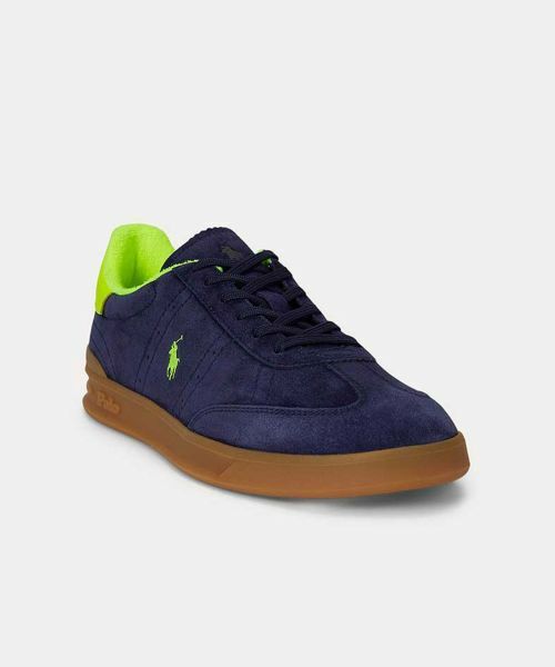 POLO RALPH LAUREN SHOES / ポロラルフローレンシューズ スニーカー | POLO RALPH LAUREN P75V HERITAGE AERA ネイビーイエロー | 詳細1