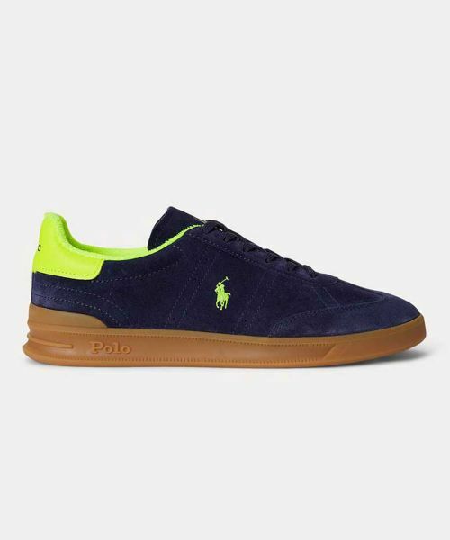 POLO RALPH LAUREN SHOES / ポロラルフローレンシューズ スニーカー | POLO RALPH LAUREN P75V HERITAGE AERA ネイビーイエロー（ネイビーイエロー）