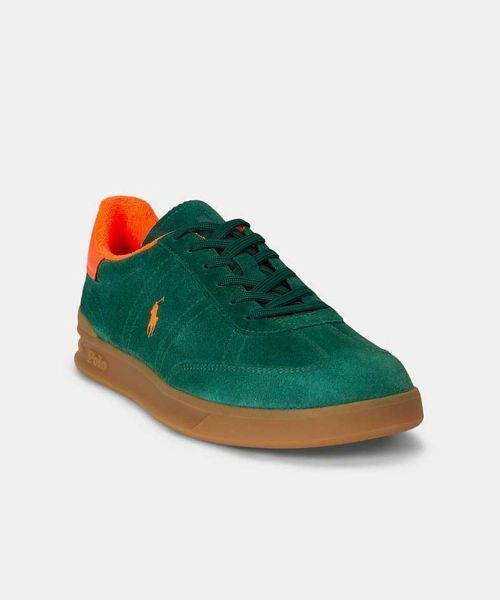 POLO RALPH LAUREN SHOES / ポロラルフローレンシューズ スニーカー | POLO RALPH LAUREN P75V HERITAGE AERA オレンジグリーン | 詳細1