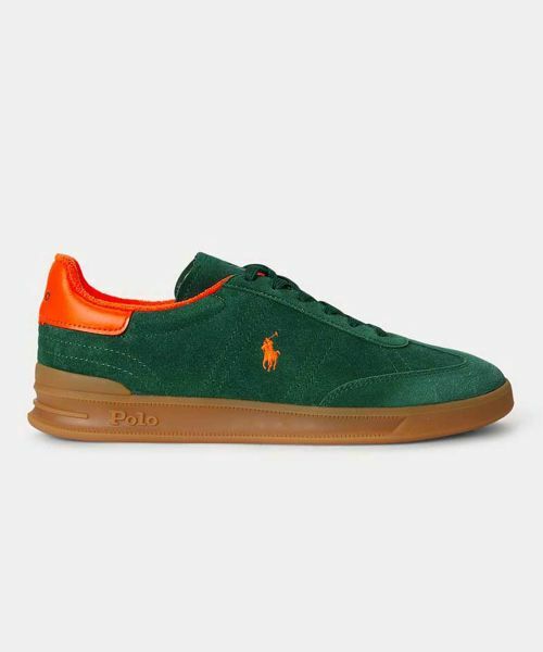 POLO RALPH LAUREN SHOES / ポロラルフローレンシューズ スニーカー | POLO RALPH LAUREN P75V HERITAGE AERA オレンジグリーン（オレンジグリーン）