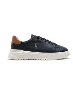 POLO RALPH LAUREN SHOES / ポロラルフローレンシューズ スニーカー | POLO RALPH LAUREN RE75 ライト コート ブラックブラウン スニーカー