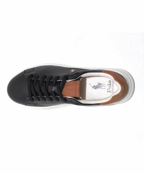 POLO RALPH LAUREN SHOES / ポロラルフローレンシューズ スニーカー | POLO RALPH LAUREN RE75 ライト コート ブラックブラウン スニーカー | 詳細2