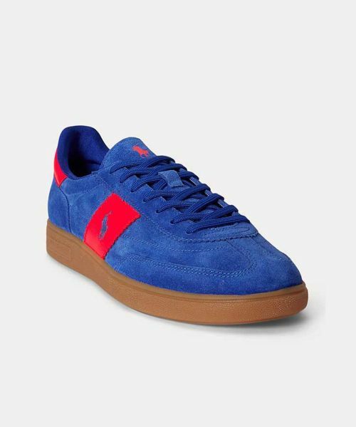 POLO RALPH LAUREN SHOES / ポロラルフローレンシューズ スニーカー | POLO RALPH LAUREN RE83 BEDFORD PP ブルーレッド スニーカー | 詳細1