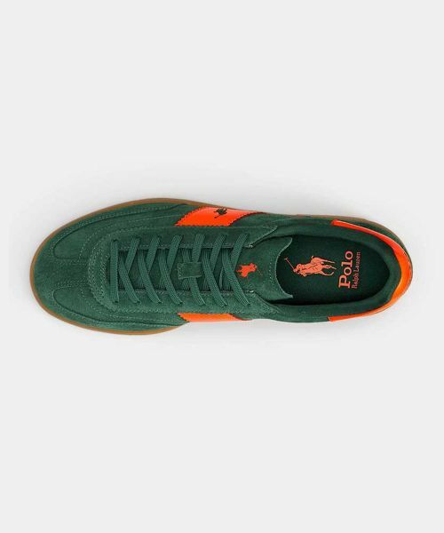POLO RALPH LAUREN SHOES / ポロラルフローレンシューズ スニーカー | POLO RALPH LAUREN RE83 BEDFORD PP オレンジグリーン スニーカー | 詳細2