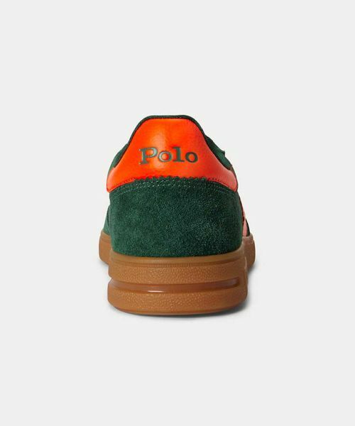 POLO RALPH LAUREN SHOES / ポロラルフローレンシューズ スニーカー | POLO RALPH LAUREN RE83 BEDFORD PP オレンジグリーン スニーカー | 詳細3