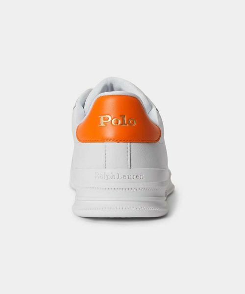 POLO RALPH LAUREN SHOES / ポロラルフローレンシューズ スニーカー | POLO RALPH LAUREN RE84 ヘリテージコートII ホワイトオレンジ スニーカー | 詳細3