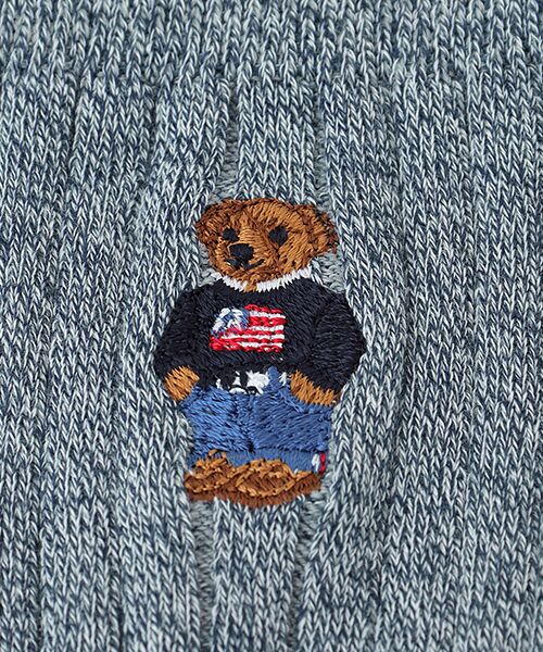 POLO RALPH LAUREN SOCKS / ポロラルフローレンソックス ソックス | POLOベア刺繍リブ | 詳細3