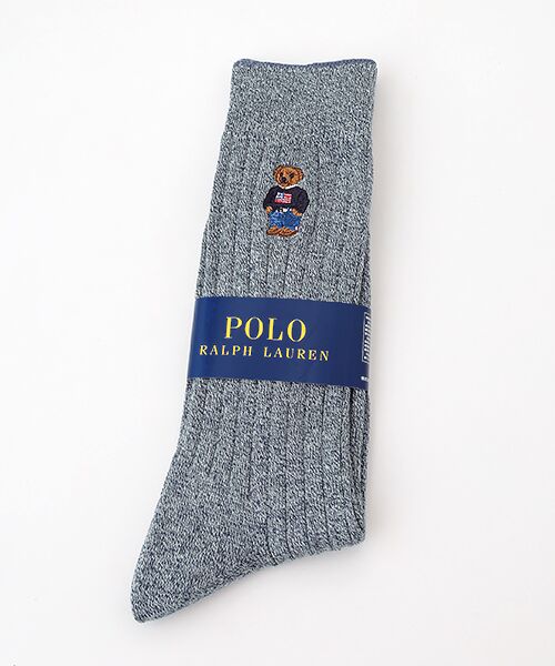 POLO RALPH LAUREN SOCKS / ポロラルフローレンソックス ソックス | POLOベア刺繍リブ | 詳細4