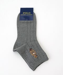POLO RALPH LAUREN SOCKS / ポロラルフローレンソックス ソックス | ベア刺繍　ミドル