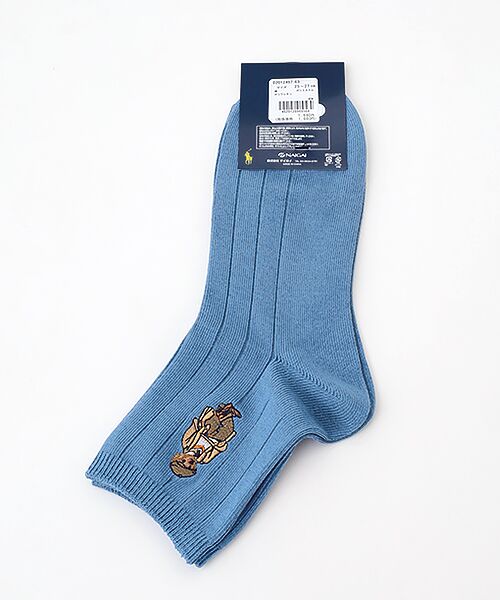 POLO RALPH LAUREN SOCKS / ポロラルフローレンソックス ソックス | ベア刺繍　ミドル | 詳細1