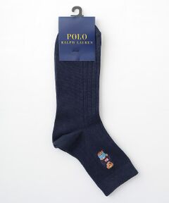 POLO RALPH LAUREN SOCKS / ポロラルフローレンソックス ソックス | ベア刺繍ショートレングス