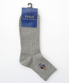POLO RALPH LAUREN SOCKS / ポロラルフローレンソックス ソックス | ベア刺繍ショートレングス