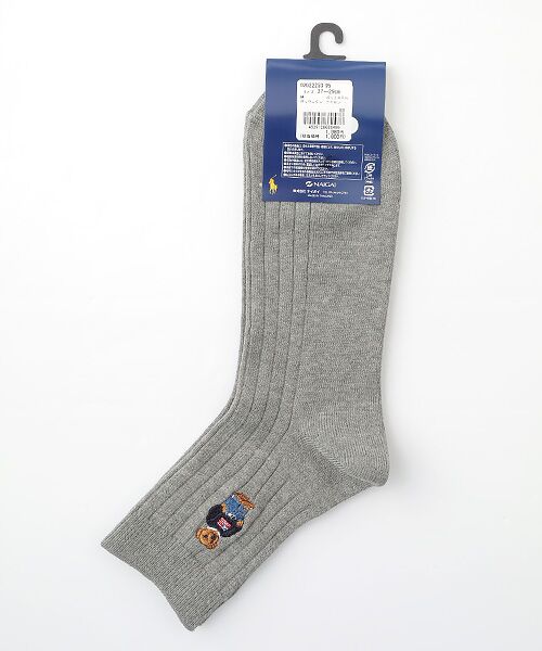POLO RALPH LAUREN SOCKS / ポロラルフローレンソックス ソックス | ベア刺繍ショートレングス | 詳細1