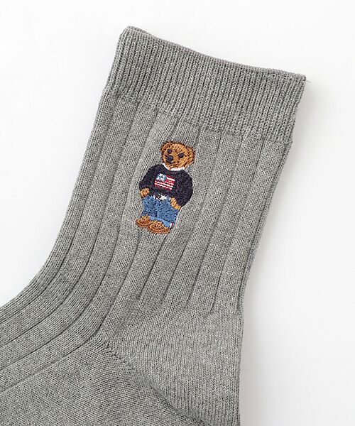 POLO RALPH LAUREN SOCKS / ポロラルフローレンソックス ソックス | ベア刺繍ショートレングス | 詳細2