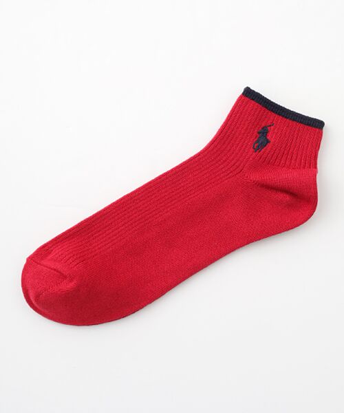 POLO RALPH LAUREN SOCKS / ポロラルフローレンソックス ソックス | クラシックショート（エンジ）