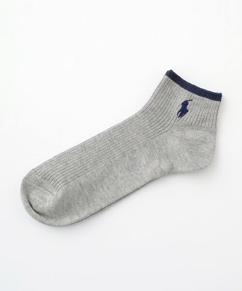 POLO RALPH LAUREN SOCKS / ポロラルフローレンソックス ソックス | クラシックショート（グレー）