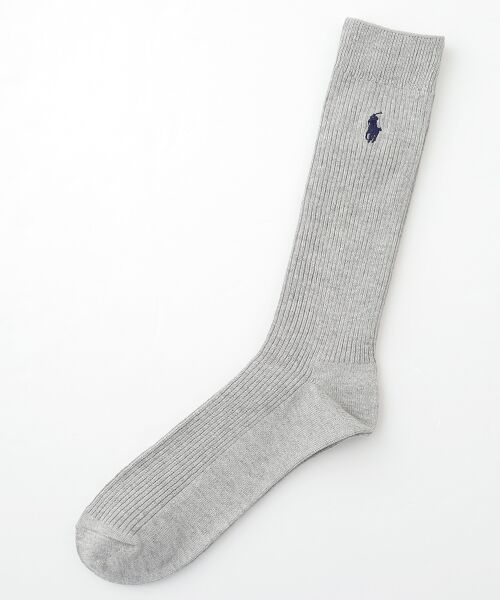 POLO RALPH LAUREN SOCKS / ポロラルフローレンソックス ソックス | ワンポイント（グレー）