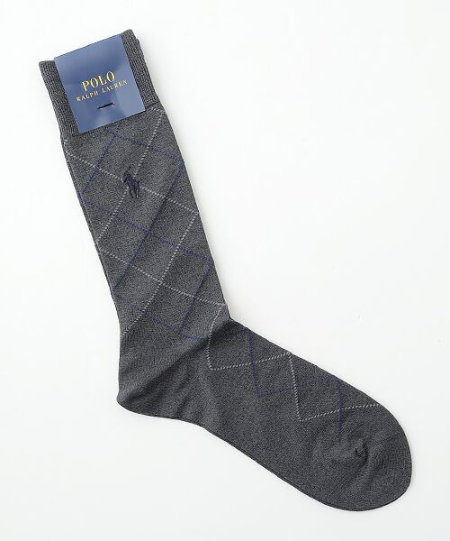 POLO RALPH LAUREN SOCKS / ポロラルフローレンソックス ソックス | チェックドレス（チャコール）